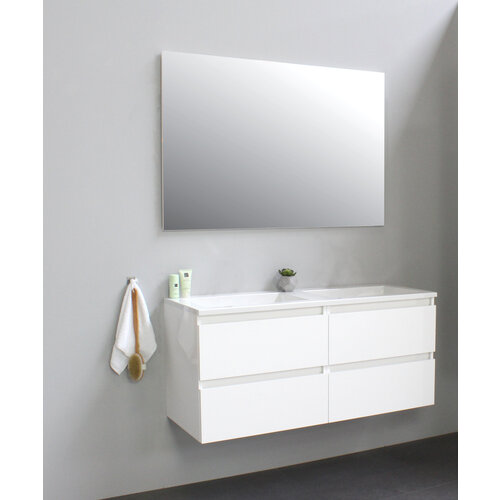 Solidline badkamermeubelset | 120cm | Keramiek | Wit | 0 | Hoogglans wit | Standaard spiegel | Geassembleerd Solidline Solidline badkamermeubelset | 120cm | Keramiek | Wit | 0 | Hoogglans wit | Standaard spiegel | Geassembleerd