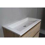 Solidline badkamermeubelset | 80cm | Acryl | Wit | 2 | Eiken | Met spiegelkast | Bouwpakket Solidline Solidline badkamermeubelset | 80cm | Acryl | Wit | 2 | Eiken | Met spiegelkast | Bouwpakket