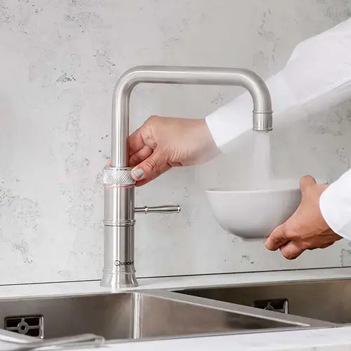 Quooker Classic Fusion | Square | Roestvrij staal | PRO 3 (Geen warmwaterleiding nodig) | Nee Quooker Quooker Classic Fusion | Square | Roestvrij staal | PRO 3 (Geen warmwaterleiding nodig) | Nee
