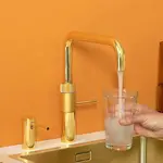 Quooker Fusion | Square | Goud | PRO 3 | Nee Quooker Quooker Fusion | Square | Goud | PRO 3 | Nee