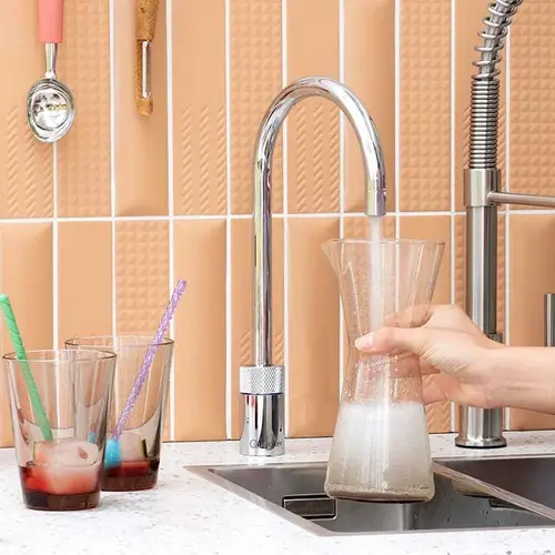 Quooker Nordic Single Tap | Round | Chroom | COMBI+ | Ja Quooker Quooker Nordic Single Tap | Round | Chroom | COMBI+ | Ja