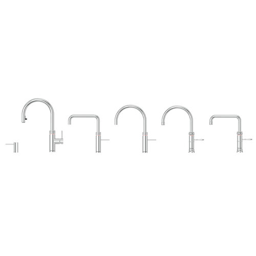 Quooker Nordic Single Tap | Square | Chroom | COMBI | Nee Quooker Quooker Nordic Single Tap | Square | Chroom | COMBI | Nee