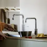 Quooker Nordic Twintaps | Square | Chroom | COMBI+ | Ja Quooker Quooker Nordic Twintaps | Square | Chroom | COMBI+ | Ja