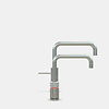 Quooker Nordic Twintaps | Square | Roestvrij staal | COMBI | Ja