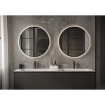Martens & Meijer Martens & Meijer Toronto spiegel 80 cm - LED verlichting rondom, mat zwart