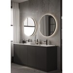 Martens & Meijer Martens & Meijer Toronto spiegel 80 cm - LED verlichting rondom, mat zwart
