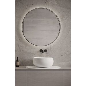 Martens & Meijer Martens & Meijer Tyrus spiegel 60cm - LED verlichting rondom, brushed gunmetal Martens & Meijer Tyrus spiegel 60cm - LED verlichting rondom, brushed gunmetal