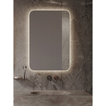 Martens & Meijer Vegas spiegel 45x90cm - LED verlichting rondom, brushed messing Martens & Meijer Martens & Meijer Vegas spiegel 45x90cm - LED verlichting rondom, brushed messing