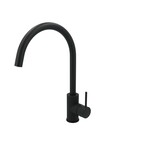 Hotbath Cobber Opbouw Keukenmengkraan Met Draaibare U-Uitloop Mat Zwart HotBath Hotbath Cobber Opbouw Keukenmengkraan Met Draaibare U-Uitloop Mat Zwart