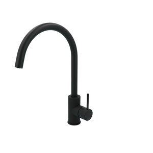 HotBath Hotbath Cobber Opbouw Keukenmengkraan Met Draaibare U-Uitloop Mat Zwart Hotbath Cobber Opbouw Keukenmengkraan Met Draaibare U-Uitloop Mat Zwart