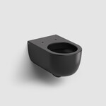 Hammock randloos wandtoilet | 56cm | Mat zwart | Zonder zitting Clou Hammock randloos wandtoilet | 56cm | Mat zwart | Zonder zitting