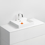 New Wash Me wastafel wit keramiek | 50cm Clou New Wash Me wastafel wit keramiek | 50cm