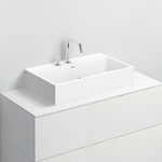 Wash Me wastafel 70cm, zonder plug, aluite, hoogte 14 cm. Clou Wash Me wastafel 70cm, zonder plug, aluite, hoogte 14 cm.