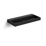 Wash Me wastafel | 90cm | Mat zwart Clou Wash Me wastafel | 90cm | Mat zwart