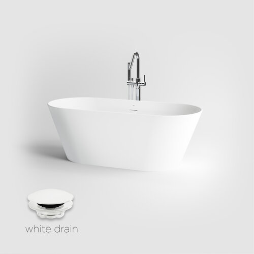 Clou Solium II vrijstaand ligbad | Mat wit