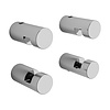 Clou Hold Me spiegelklemmen (set van 4) | Chroom | Rond