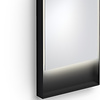 Look at Me spiegel, 50cm, LED-verlichting, IP44, mat zwart