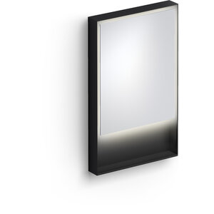 Clou Look at Me spiegel, 50cm, LED-verlichting, IP44, mat zwart Look at Me spiegel, 50cm, LED-verlichting, IP44, mat zwart