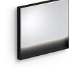 Clou Look at Me spiegel | 90cm | Mat zwart | Met lichtkader