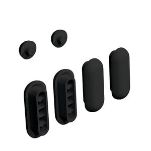 4 Zitting, 2 deksel buffers voor Hammock zitting, zwart