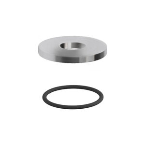 Rozet, rvs geborsteld t.b.v. Freddo 2