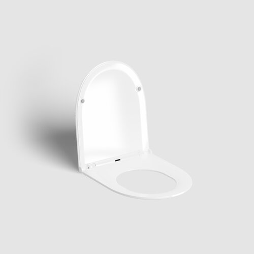 InBe 1 toiletzitting met deksel, soft-closing, wit Clou InBe 1 toiletzitting met deksel, soft-closing, wit