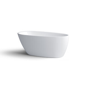 Clou InBe vrijstaand bad, ovaal, met stop/go plug, wit acryl InBe vrijstaand bad, ovaal, met stop/go plug, wit acryl