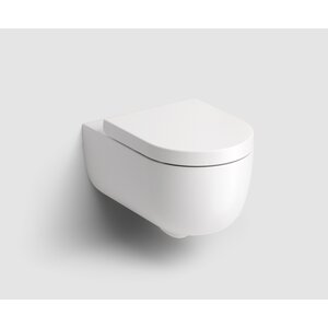 Clou Hammock randloos wandtoilet (set) | 56cm | Mat wit | Standaard zitting Hammock randloos wandtoilet (set) | 56cm | Mat wit | Standaard zitting