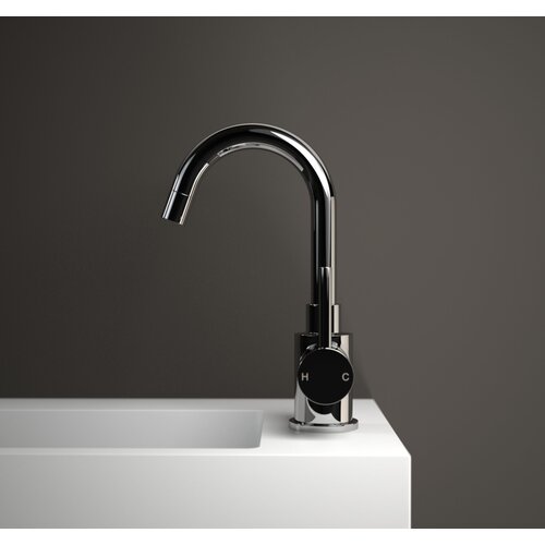 Xo wastafelmengkraan type 1, met draaibare uitloop, chroom Clou Xo wastafelmengkraan type 1, met draaibare uitloop, chroom