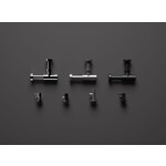 InBe design hoekstopkraan type 1, rond, mat zwart Clou InBe design hoekstopkraan type 1, rond, mat zwart