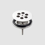 Clou Clou Wash Me plug siliconen waterstop | Chroom