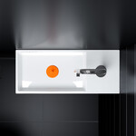 Clou Mini Wash Me waterstop | Oranje Clou Clou Mini Wash Me waterstop | Oranje