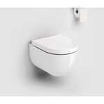 Clou Hammock randloos wandtoilet (set) | 49cm | Glans wit | Standaard zitting