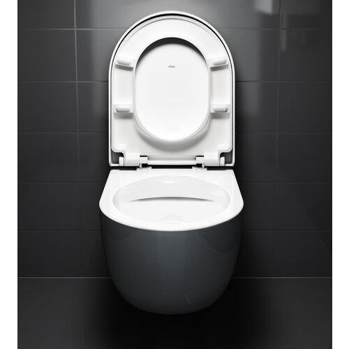 Clou Hammock randloos wandtoilet (set) | 49cm | Glans wit | Standaard zitting