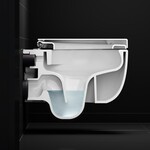 Clou Hammock randloos wandtoilet (set) | 49cm | Glans wit | Standaard zitting