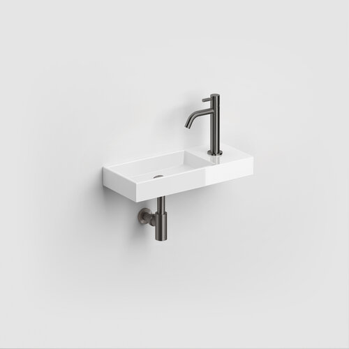 Clou Xo wastafelmengkraan type 13 | Gunmetal geborsteld PVD Clou Clou Xo wastafelmengkraan type 13 | Gunmetal geborsteld PVD