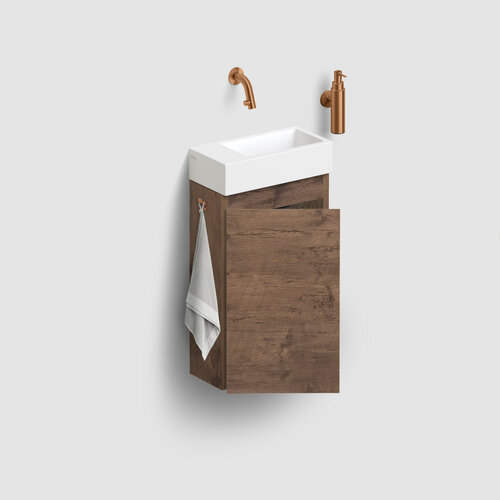 Clou InBe fonteinonderk. t.b.v. Flush 3, donker eiken, links