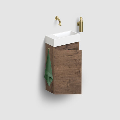 Clou InBe fonteinonderk. t.b.v. Flush 3, donker eiken, links