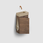 Clou InBe fonteinonderk. t.b.v. Flush 3, donker eiken, links