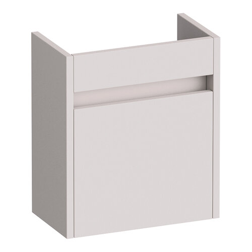 Brauer Brauer Adore fonteinkast 40 met 1 deur greeploos | Mat zand | Rechts