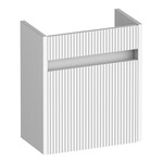 Brauer Adore Wavy fonteinkast 40 met 1 deur greeploos | Mat wit | Rechts Brauer Brauer Adore Wavy fonteinkast 40 met 1 deur greeploos | Mat wit | Rechts