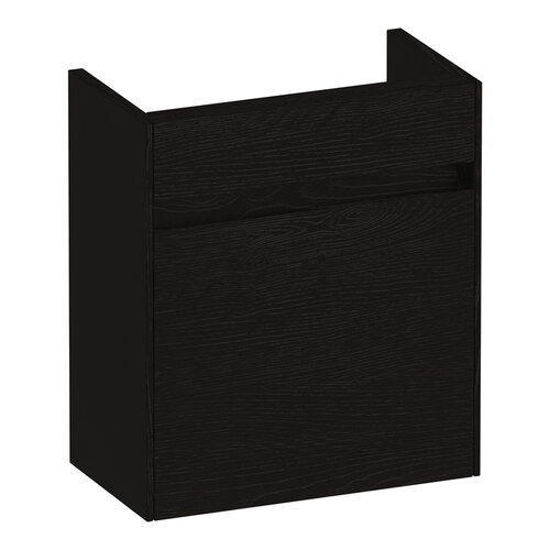 Brauer Inspire fonteinkast 40 met 1 deur greeploos | Timber Black | Links Brauer Brauer Inspire fonteinkast 40 met 1 deur greeploos | Timber Black | Links