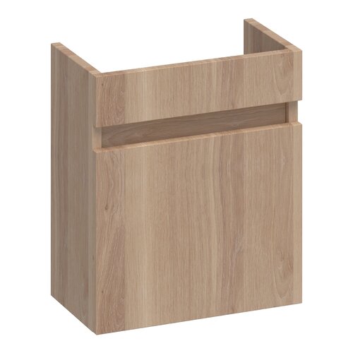 Brauer Brauer Joy fonteinkast 40 met 1 deur greeploos | Eiken naturel | Links