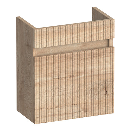 Brauer Joy Wavy fonteinkast 40 met 1 deur greeploos | Forest Wheat | Links Brauer Brauer Joy Wavy fonteinkast 40 met 1 deur greeploos | Forest Wheat | Links