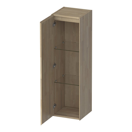 Brauer Brauer Inspire hoge kast 120 met 1 deur greeploos | Eiken grijs | Links