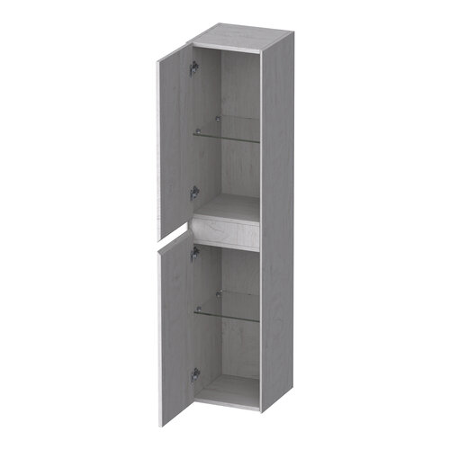 Brauer Brauer Inspire hoge kast 160 met 2 deuren greeploos | Forest Seashell