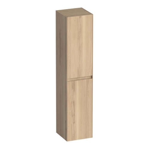 Brauer Inspire hoge kast 160 met 2 deuren greeploos | Eiken naturel | Links en rechts Brauer Brauer Inspire hoge kast 160 met 2 deuren greeploos | Eiken naturel | Links en rechts
