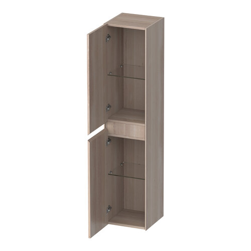 Brauer Inspire hoge kast 160 met 2 deuren greeploos | Eiken wit | Links en rechts Brauer Brauer Inspire hoge kast 160 met 2 deuren greeploos | Eiken wit | Links en rechts