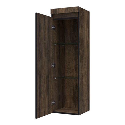 Brauer Joy Edge hoge kast 120 met 1 deur greeploos | Grove | Links Brauer Brauer Joy Edge hoge kast 120 met 1 deur greeploos | Grove | Links