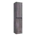 Brauer Joy Edge hoge kast 160 met 2 deuren greeploos | Driftwood Brauer Brauer Joy Edge hoge kast 160 met 2 deuren greeploos | Driftwood